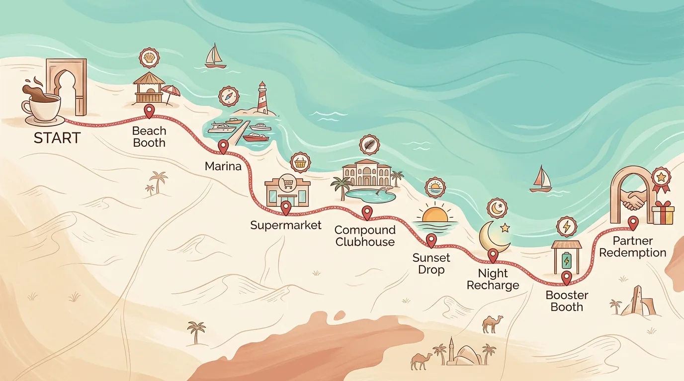 North Coast route map